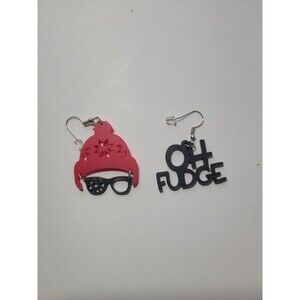 Earrings A Christmas Story Earrings Oh Fudge NEW